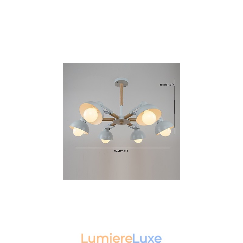Lustre en métal de style mini, peinture rétro vintage rustique classique traditionnelle