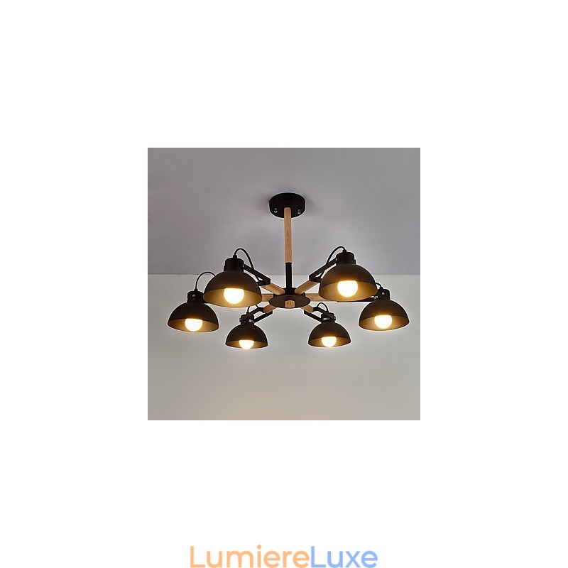 Lustre en métal de style mini, peinture rétro vintage rustique classique traditionnelle