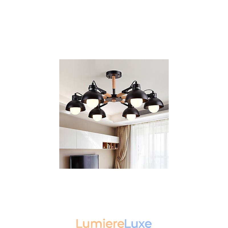 Lustre en métal de style mini, peinture rétro vintage rustique classique traditionnelle