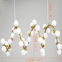 Lampes de lustre d'art personnalisées