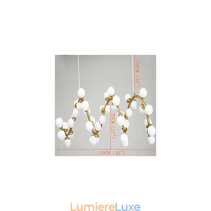Lampes de lustre d'art personnalisées