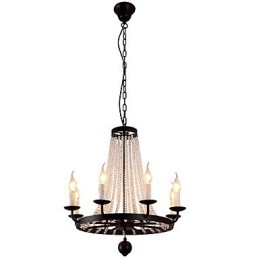 Lustre à 8 lumières moderne contemporain traditionnel classique rustique Lodge vintage rétro lanterne tambour pays île globe bol