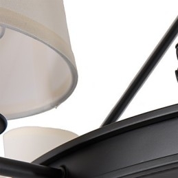 Lustre encastré à 8 lumières, une lumière, deux styles, moderne, contemporain, traditionnel, classique, rustique, peinture