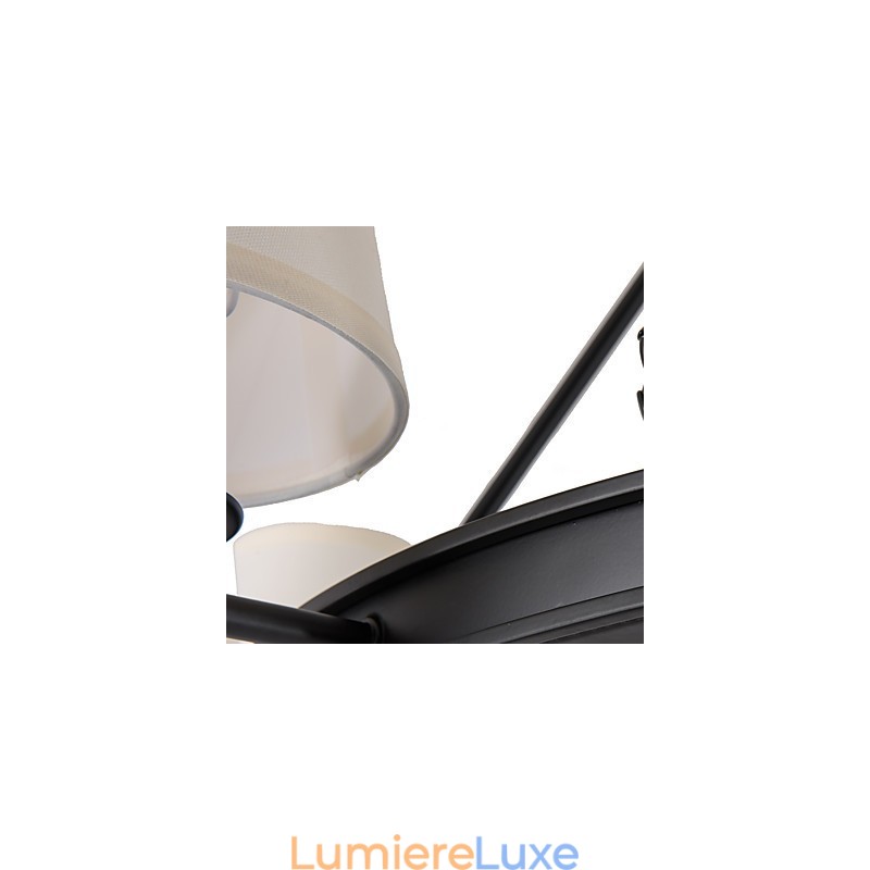 Lustre encastré à 8 lumières, une lumière, deux styles, moderne, contemporain, traditionnel, classique, rustique, peinture