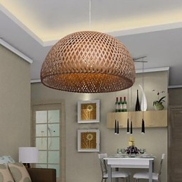 Lustre en bambou vintage et créatif pour la maison