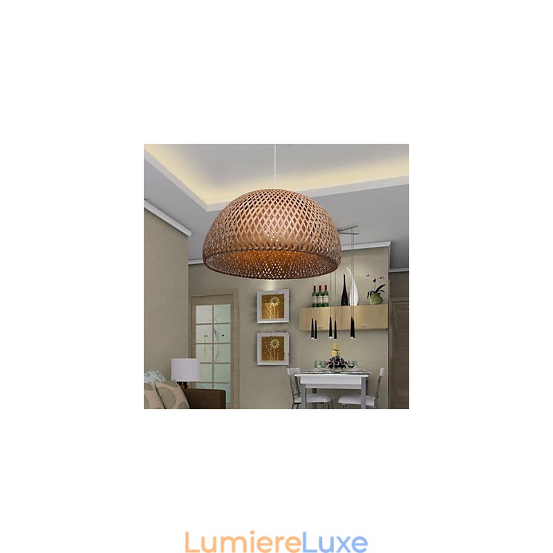Lustre en bambou vintage et créatif pour la maison