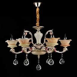 Suspension en métal style mini cristal, style moderne, contemporain, traditionnel, classique, en alliage de zinc