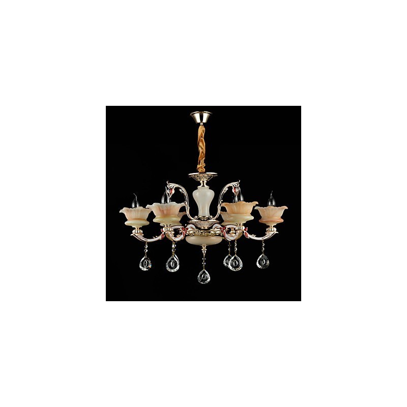 Suspension en métal style mini cristal, style moderne, contemporain, traditionnel, classique, en alliage de zinc