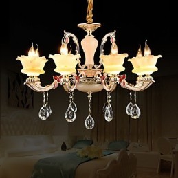 Suspension en métal style mini cristal, style moderne, contemporain, traditionnel, classique, en alliage de zinc