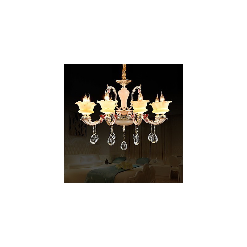 Suspension en métal style mini cristal, style moderne, contemporain, traditionnel, classique, en alliage de zinc