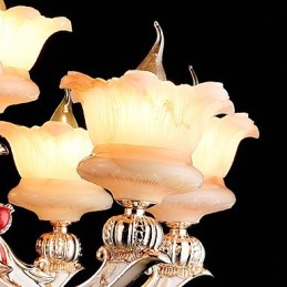 Suspension en métal style mini cristal, style moderne, contemporain, traditionnel, classique, en alliage de zinc