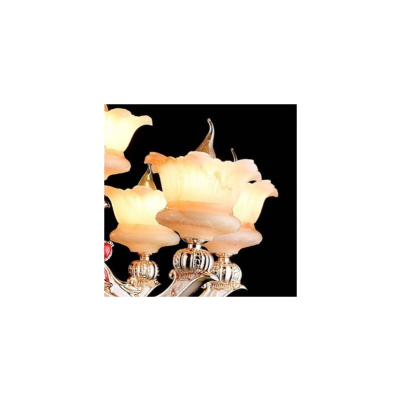 Suspension en métal style mini cristal, style moderne, contemporain, traditionnel, classique, en alliage de zinc