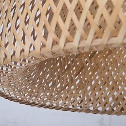 Lustre en bambou vintage et créatif pour la maison