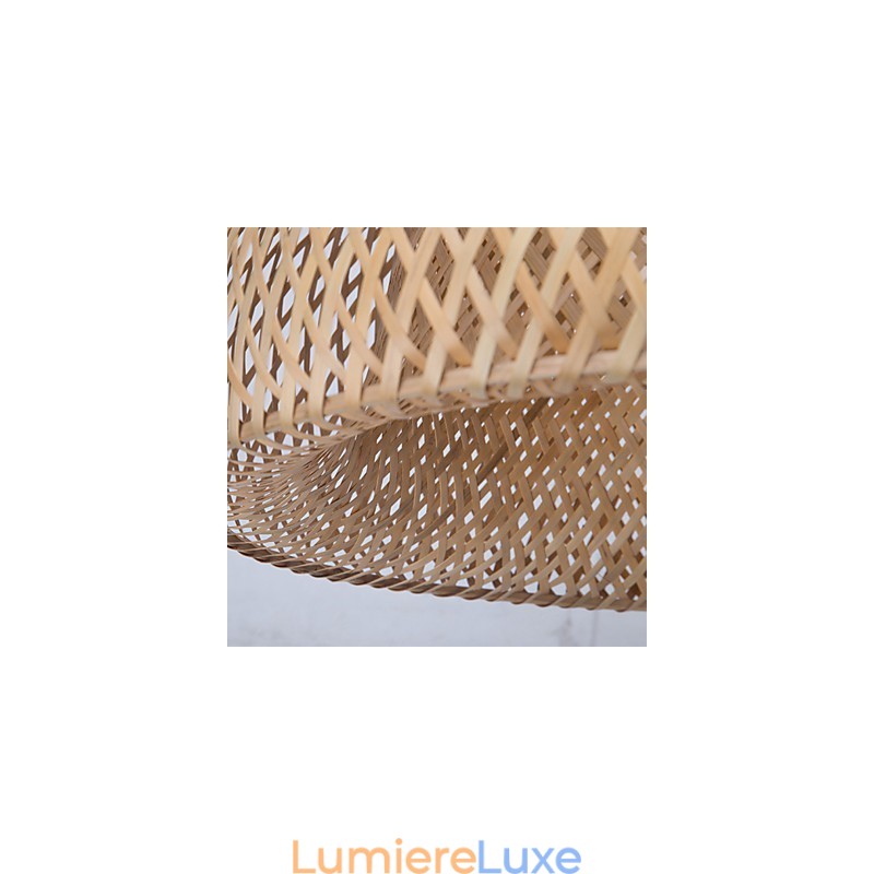 Lustre en bambou vintage et créatif pour la maison