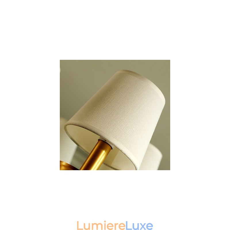 Lustre tout en cuivre Lustre décoratif en jade D