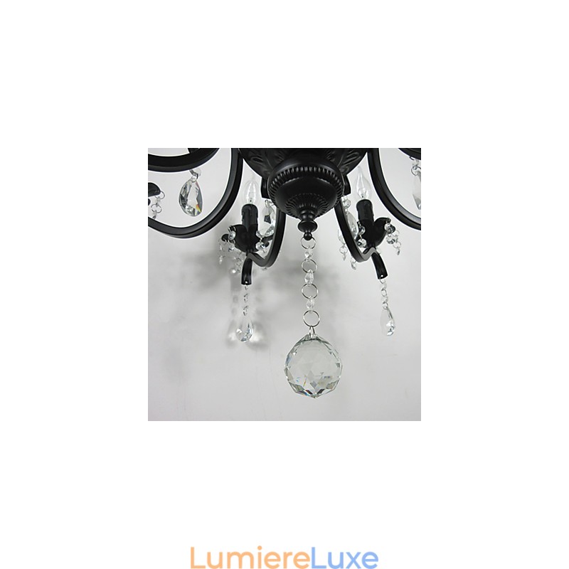 Nouveauté Éclairage Style Européen Lampe en Fer Forgé Originalité Individualité Décoration Bougie Lampe Lustre