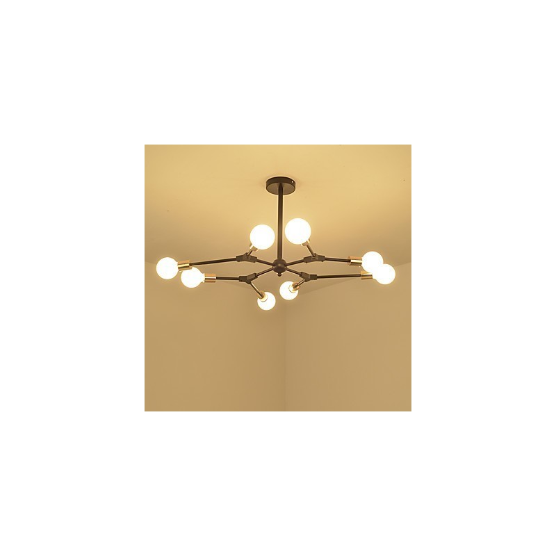 Suspension traditionnelle classique en bois et bambou de style mini