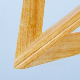 Suspension contemporaine moderne en bois à 1 lumière avec abat-jour en bois