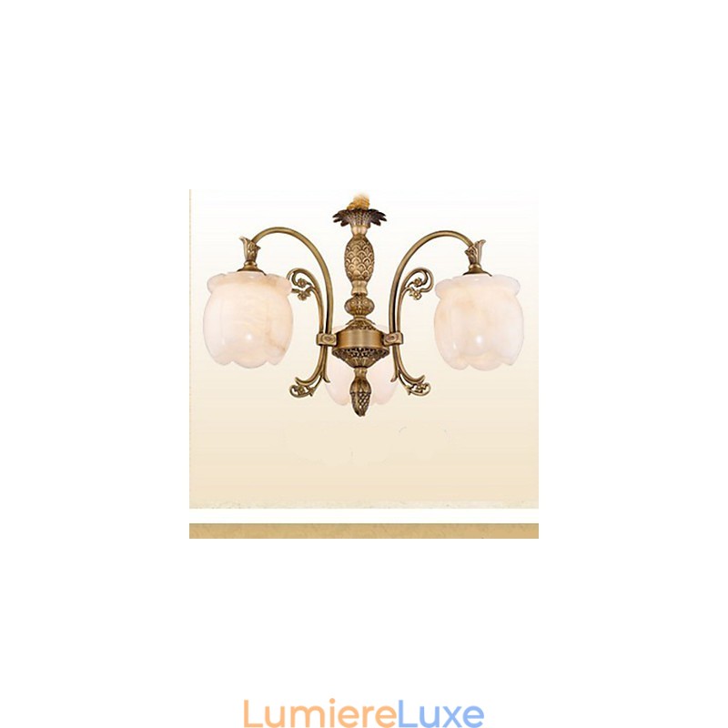 La lampe en marbre cuivré lampe américaine