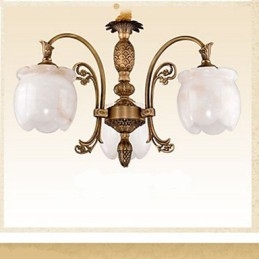 La lampe en marbre cuivré lampe américaine