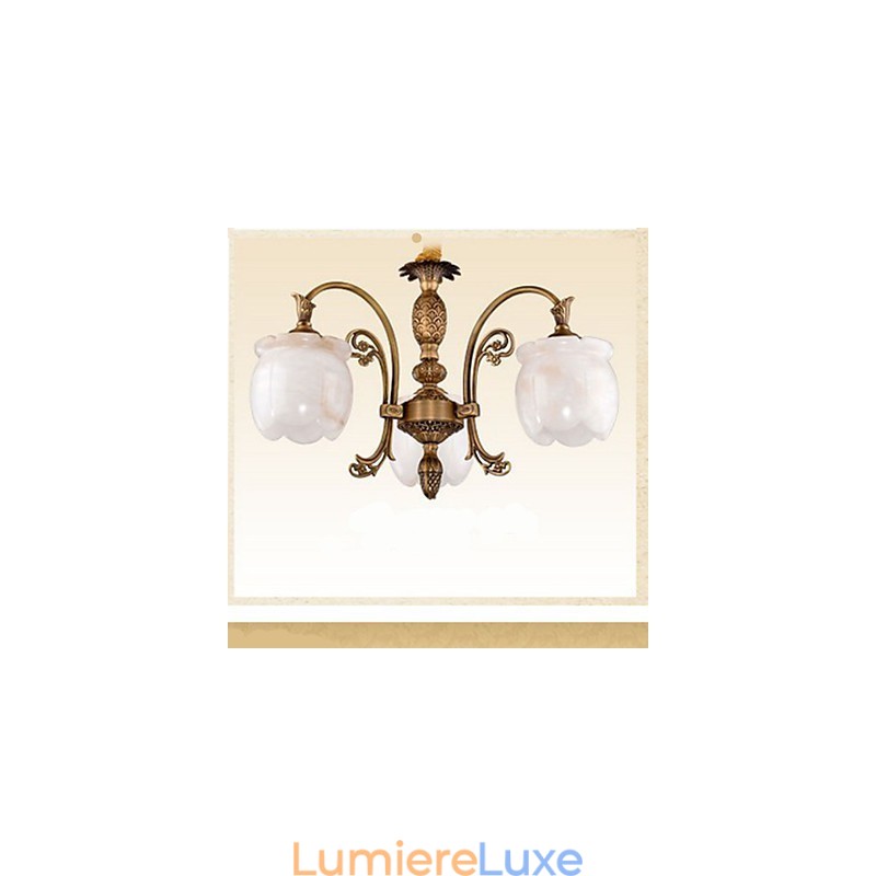La lampe en marbre cuivré lampe américaine