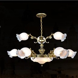 Lustre Traditionnel Classique Vintage Rétro Métal