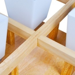 Plafonniers encastrés contemporains modernes à 4 lumières avec abat-jour en verre