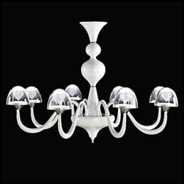Pendentif champignon en cristal créatif minimaliste moderne 8
