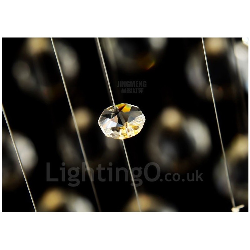 Plafonnier suspendu en cristal moderne, lustre d'intérieur, luminaires