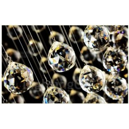 Plafonnier suspendu en cristal moderne, lustre d'intérieur, luminaires