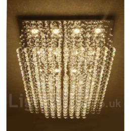 Plafonnier suspendu en cristal moderne, lustre d'intérieur, luminaires