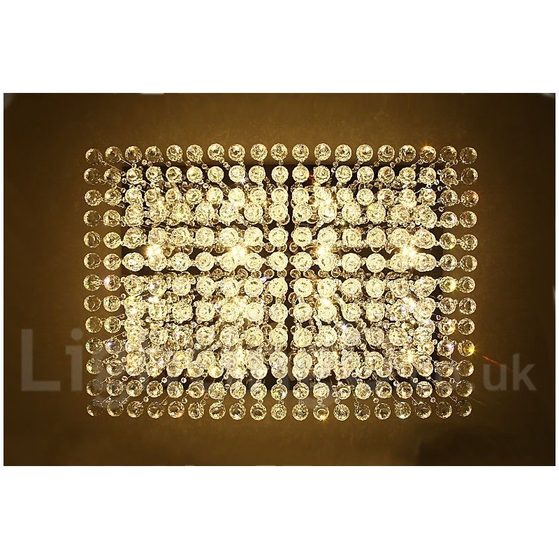Plafonnier suspendu en cristal moderne, lustre d'intérieur, luminaires