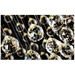 Plafonnier suspendu en cristal moderne, lustre d'intérieur, luminaires