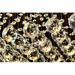 Plafonnier suspendu en cristal moderne, lustre d'intérieur, luminaire