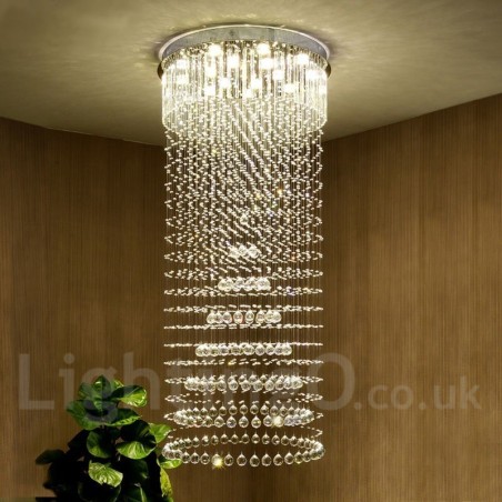 Plafonnier suspendu en cristal moderne, lustre d'intérieur, luminaires Plafonnier suspendu en cristal moderne, lustre d'intérieur, luminaires