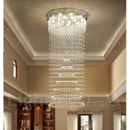 Plafonnier suspendu en cristal moderne, lustre d'intérieur, luminaires