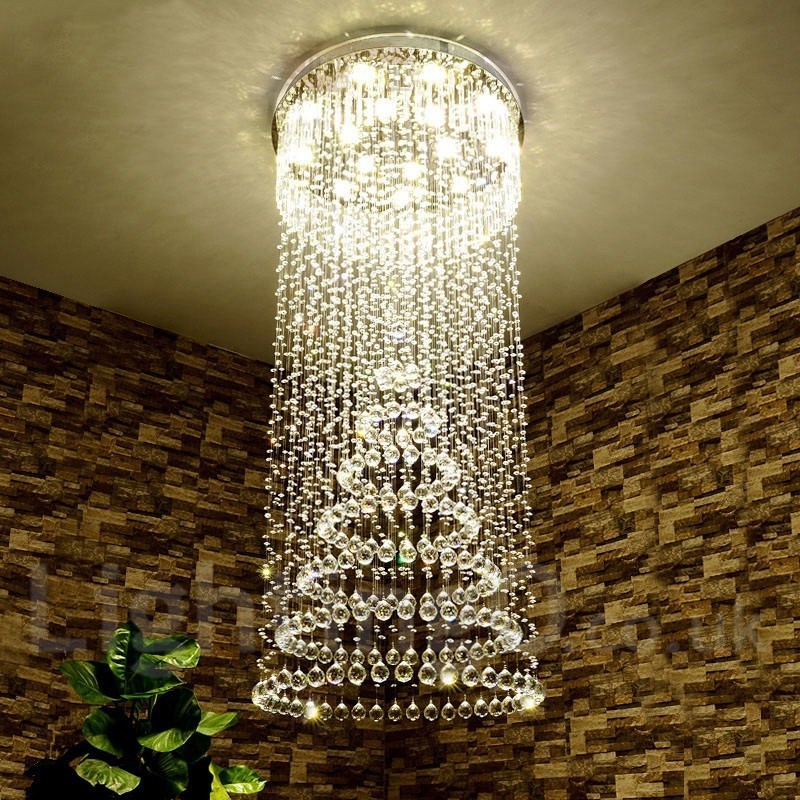 Plafonnier suspendu en cristal moderne, lustre d'intérieur, luminaires