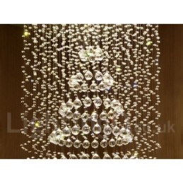 Plafonnier suspendu en cristal moderne, lustre d'intérieur, luminaires