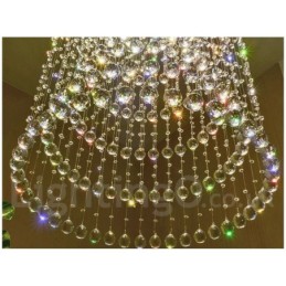 Plafonnier suspendu en cristal moderne, lustre d'intérieur, luminaires
