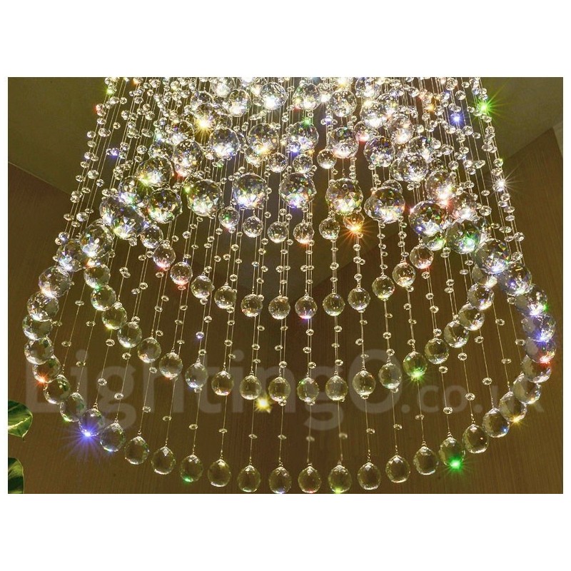 Plafonnier suspendu en cristal moderne, lustre d'intérieur, luminaires