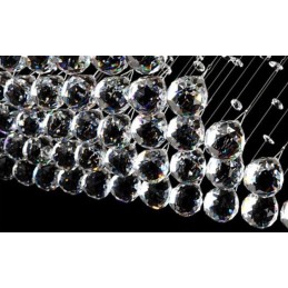 Plafonnier suspendu en cristal moderne extra long de 5 mètres, luminaire d'intérieur, luminaire décoratif de plafond