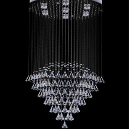 Plafonnier suspendu moderne en cristal à 7 lumières, luminaire d'intérieur