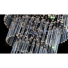 Plafonnier suspendu moderne en cristal à 10 lumières, luminaire d'intérieur