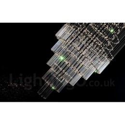Plafonnier suspendu moderne en cristal à 10 lumières, luminaire d'intérieur