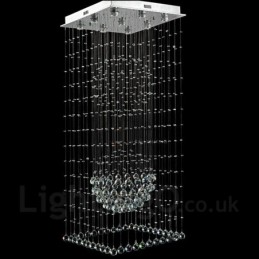 Plafonnier suspendu moderne en cristal à 9 lumières, luminaire d'intérieur