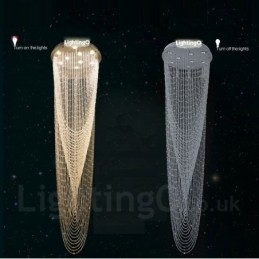 Plafonnier suspendu moderne en cristal à 9 lumières, luminaire d'intérieur