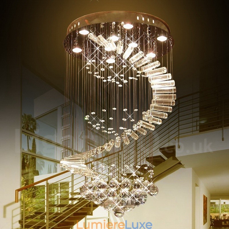 Plafonnier suspendu moderne en cristal K9 à 9 lumières, luminaire d'intérieur
