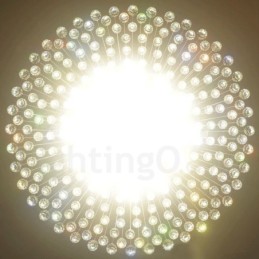 Plafonnier suspendu moderne en cristal K9 à 21 lumières, luminaire d'intérieur