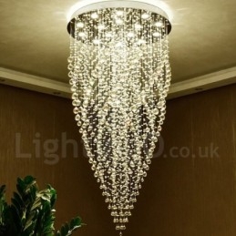 Plafonnier suspendu moderne en cristal K9 à 15 lumières, luminaire d'intérieur