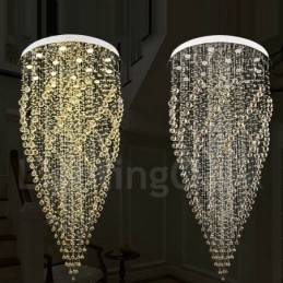Plafonnier suspendu moderne en cristal K9 à 15 lumières, luminaire d'intérieur